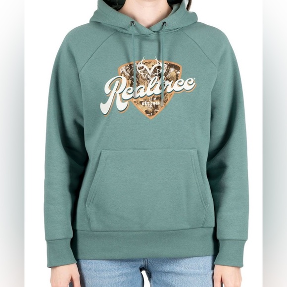 Women’s Extra Large Relaxed Fit RealTree Hoodie With Kangaroo Pocket Brand New! - Picture 1 of 9